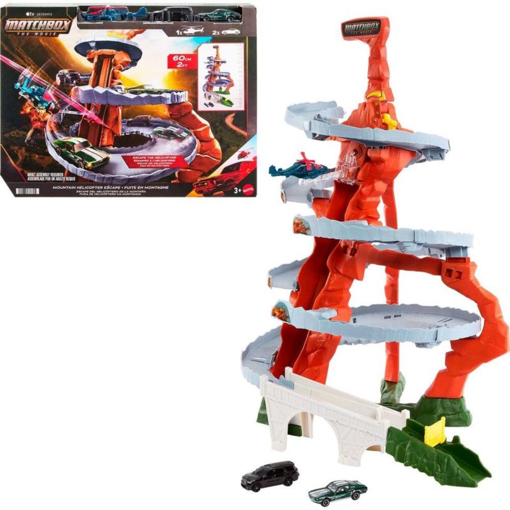 PAW Patrol: The Mighty Movie Rescue Helicopter Playset with Toy Cars